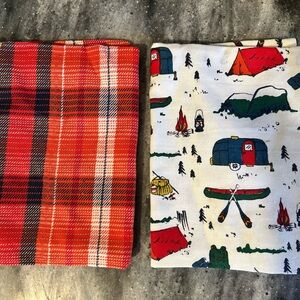 NWOT Camping pattern dish clothes. Set of 2.